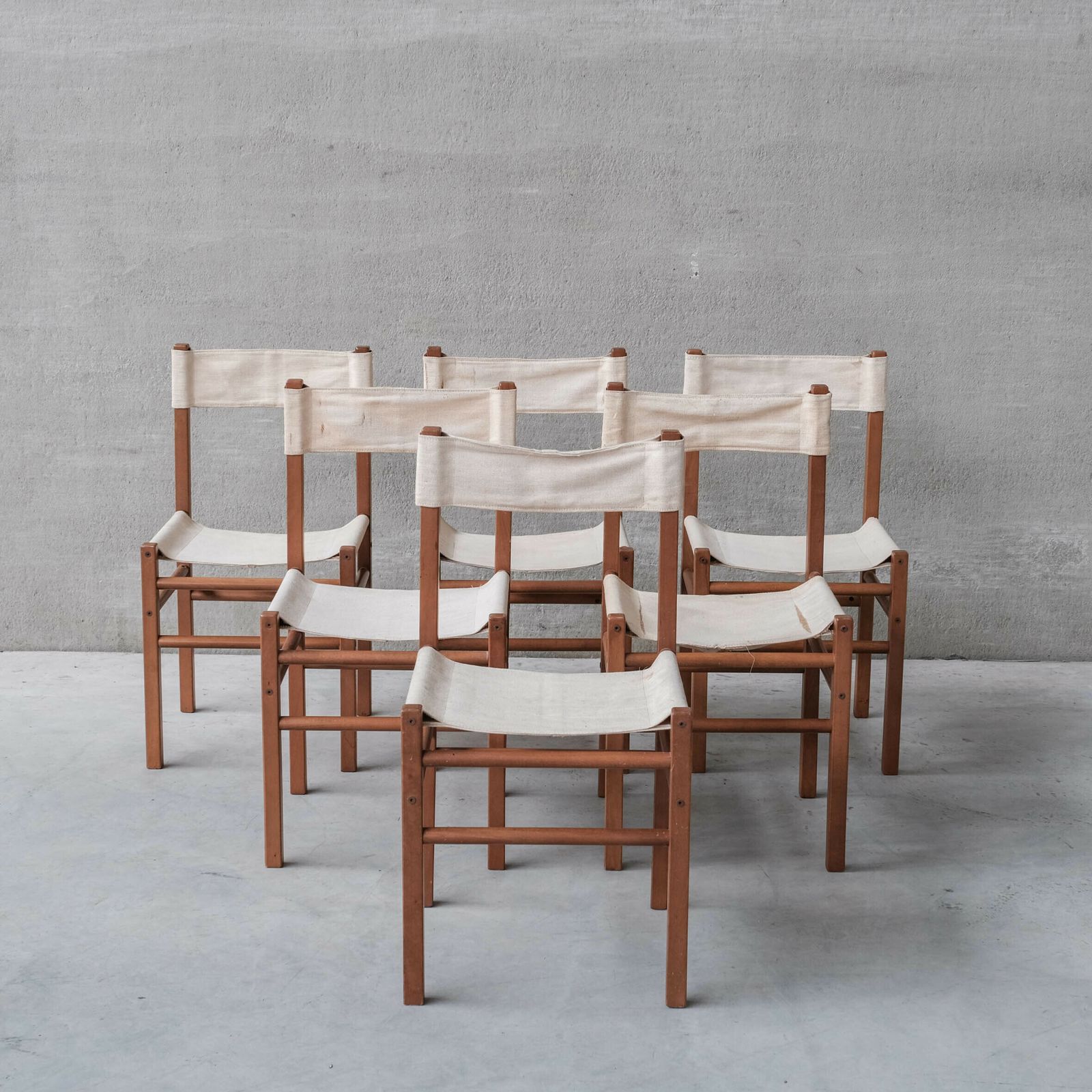 Furniture Set Of 14 Italian Mid Century Dining Chairs photo