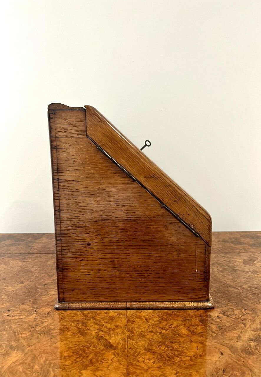 Quality Victorian Oak Stationary Box photo 625.0