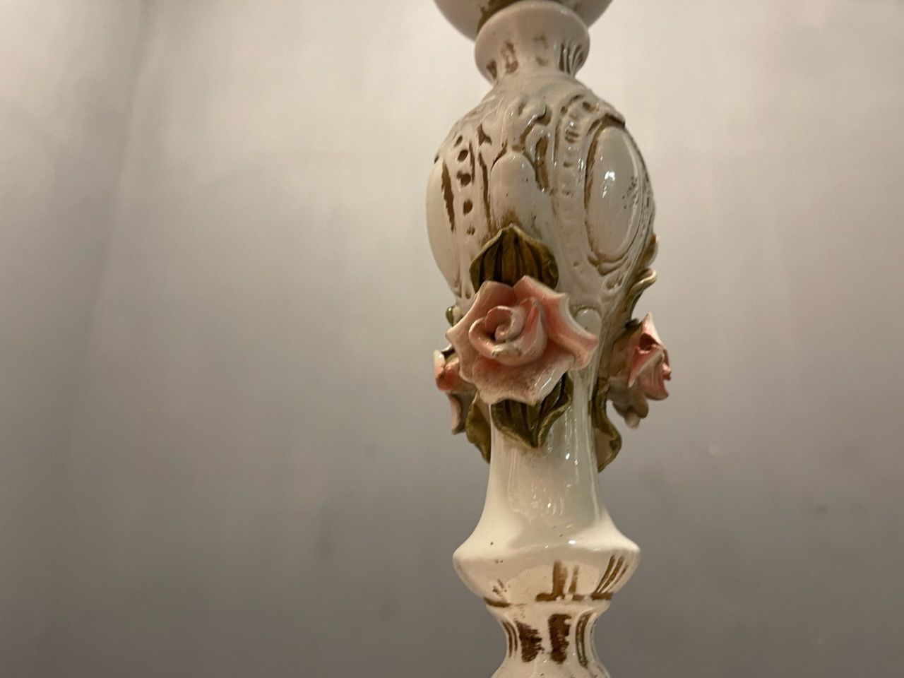 Italian Ceramic Rose Light Pendant photo buy