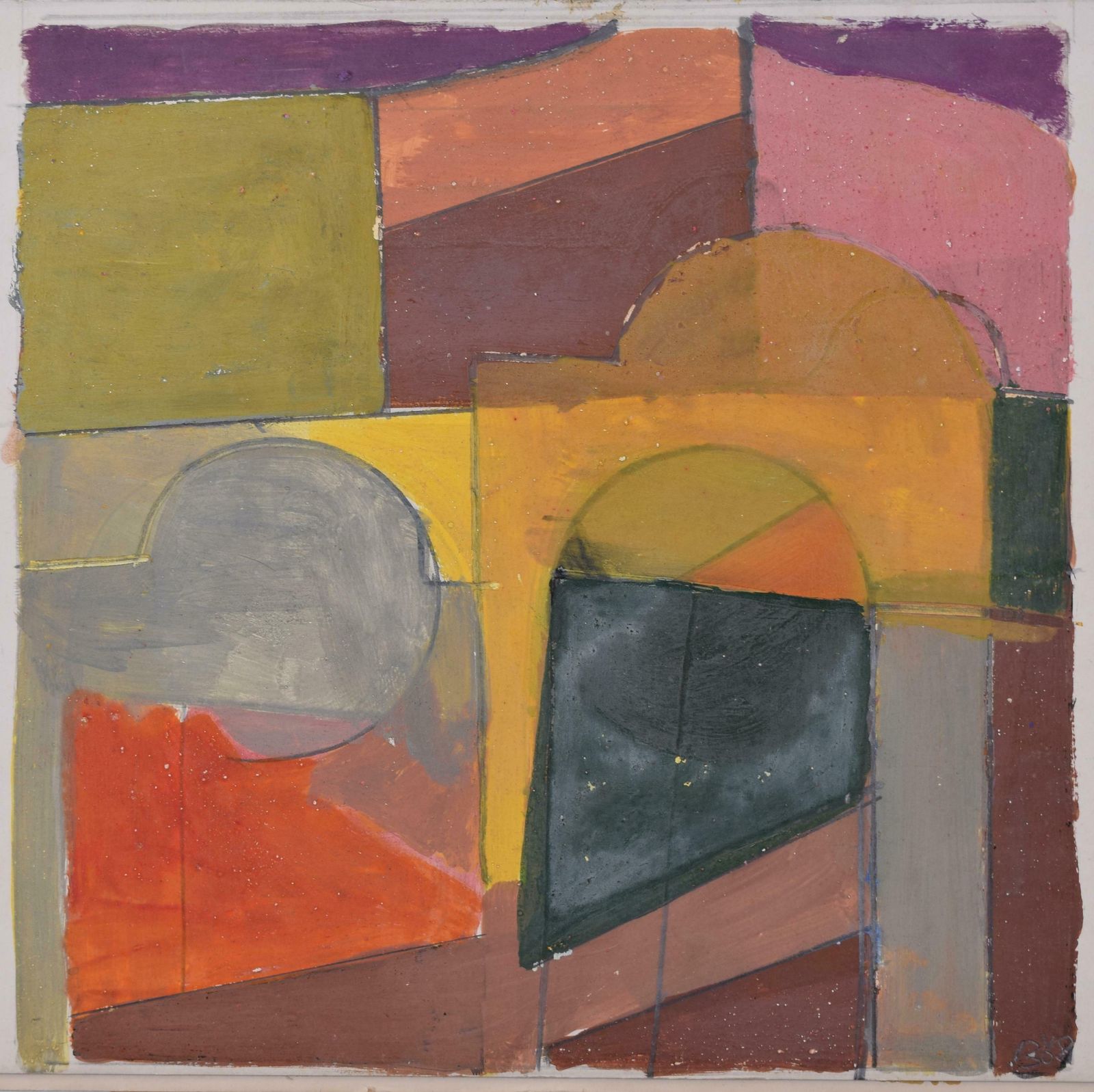 John Barnicoat Abstract Composition Modern British Art 1960s Design By John Barnicoat 1968 photo furniture