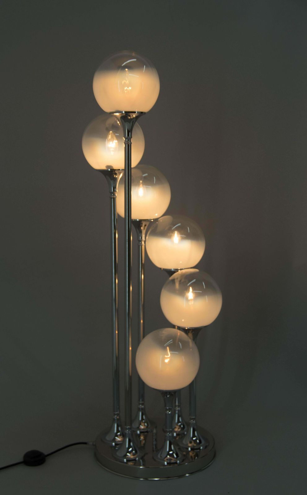 6 Arms Floor Lamp By Targetti Sankey, Italy, 1960s photo for sale