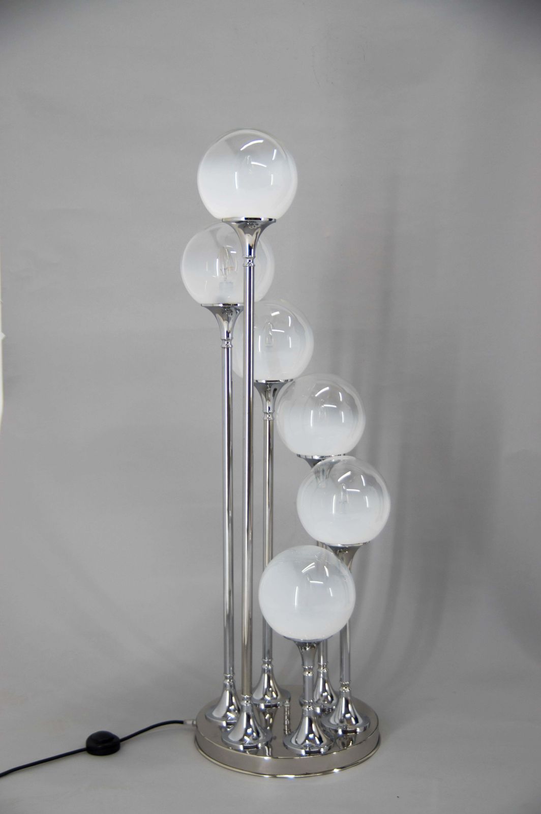 6 Arms Floor Lamp By Targetti Sankey, Italy, 1960s photo Lighting