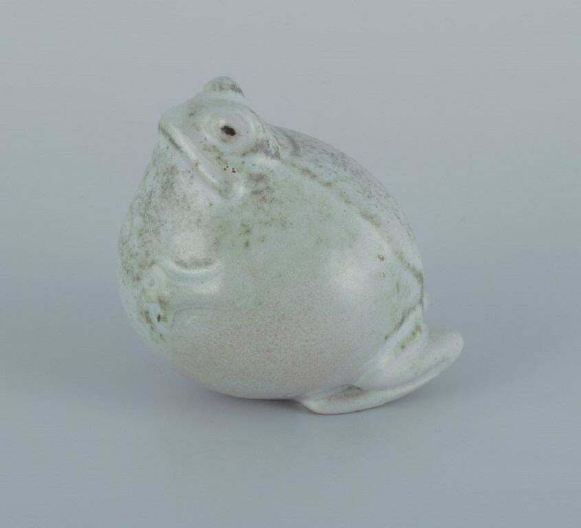 Gösta Grähs For Rörstrand. Frog In Ceramic. 1980s
