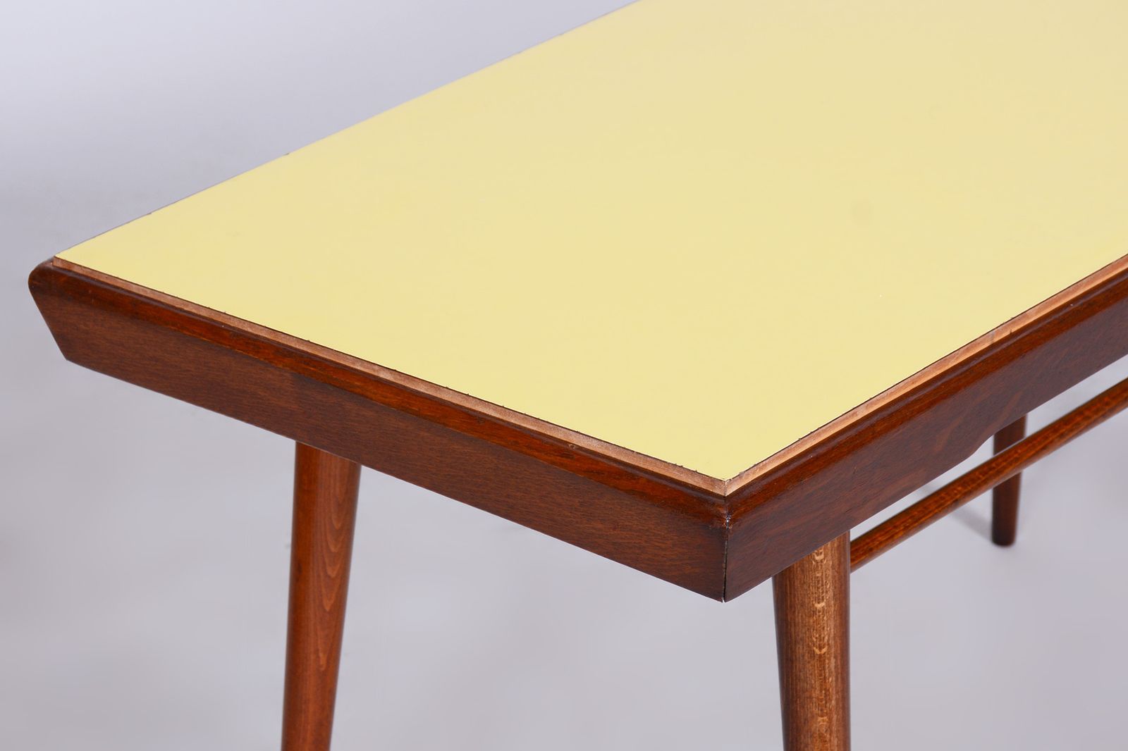 Restored Mid Century Coffee Table, Swivel Top, Beech, Umakart, Revived Polish, Czechia, 1950s photo for sale