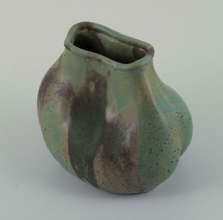 Christina Muff, Danish Contemporary Ceramicist. Unique Seedpod Vessel. photo furniture
