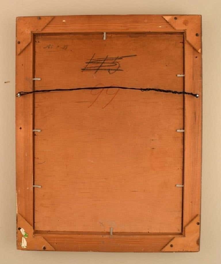 Axel Salto '1889 1961', Oil On Board, Living Room Interior, Dated 1908 photo vinterior