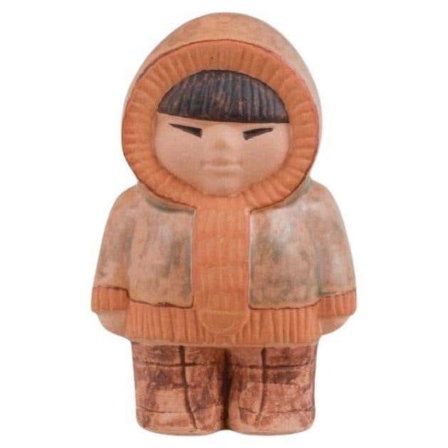 Lisa Larson For Gustavsberg. Stoneware Figure From "All The World's Children."