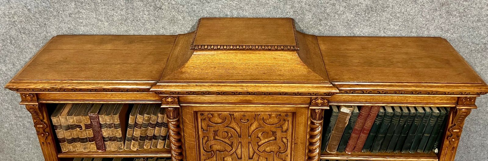 Pair Of Richard Bridgens Oak Open Bookcases photo Furniture