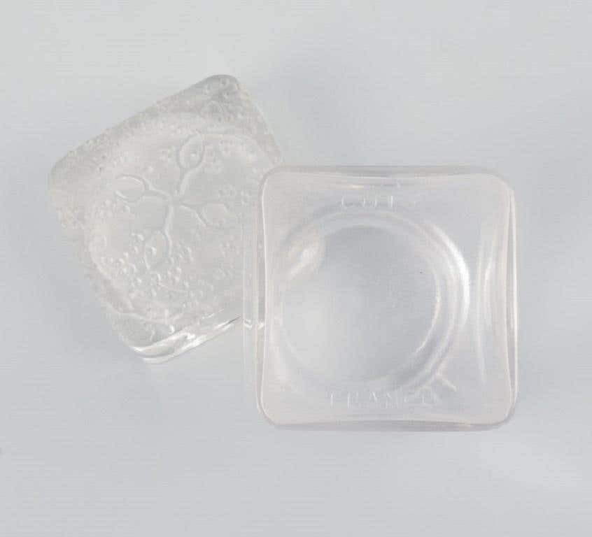 Early Laliqué Creme Pot "La Jacee" With Lid, Manufactured For Coty, 1928 photo vintage