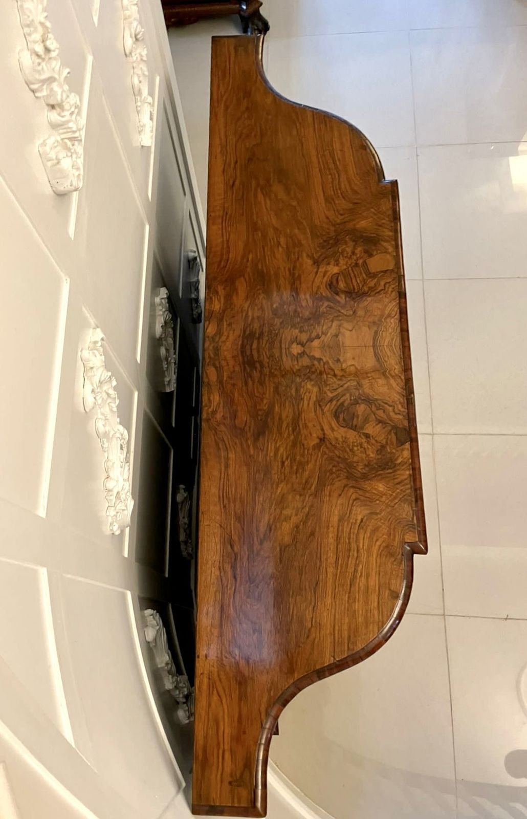 Fine Quality Antique Burr Walnut And Ormolu Credenza/Sideboard photo Furniture