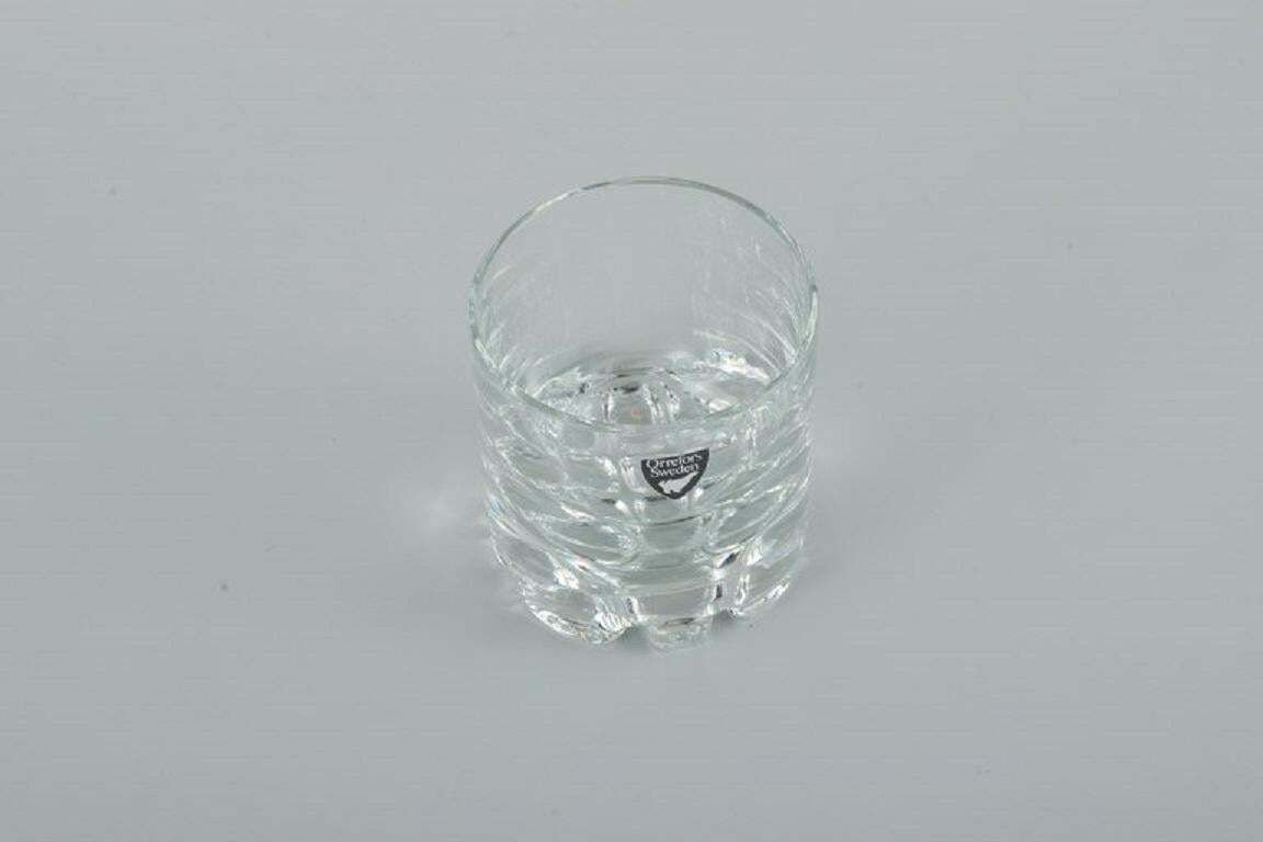 Orrefors. Swedish Art Glass. A Set Of 10 Whiskey Glasses. photo vinterior