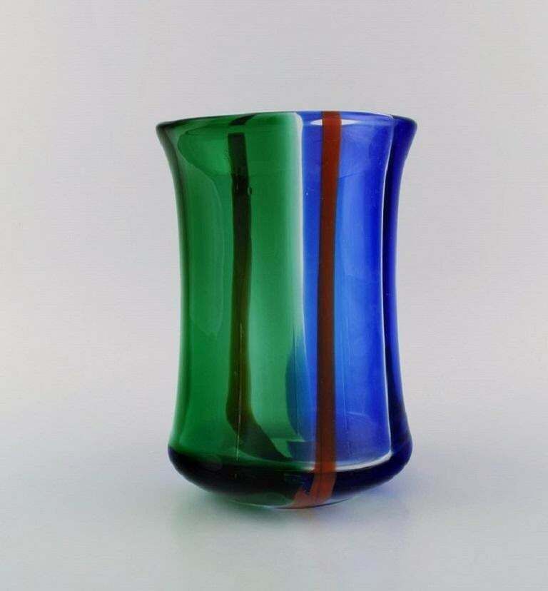 Erik Höglund For Kosta Boda, Unique "Chribska" Vase In Art Glass photo buy