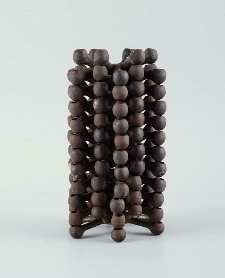 Jens H. Quistgaard, Collection Of Eleven Candlesticks In Cast Iron photo vinterior