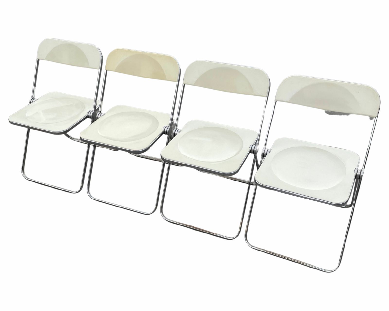 4 Plia Folding Chairs By Giancarlo Piretti For Castelli photo furniture
