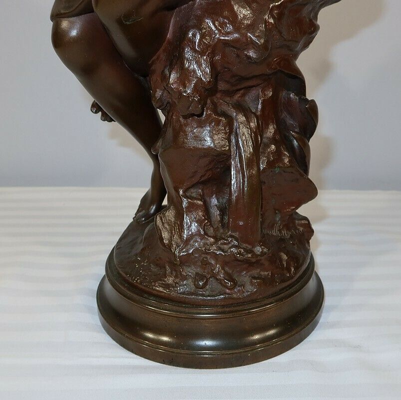 photo buy Bronze “La Source”, By M. Moreau – Mid 19th Century