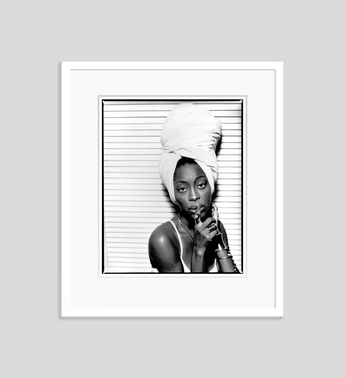 'Erykah Badu' Kevin Westenberg Signed Limited Edition Framed In White