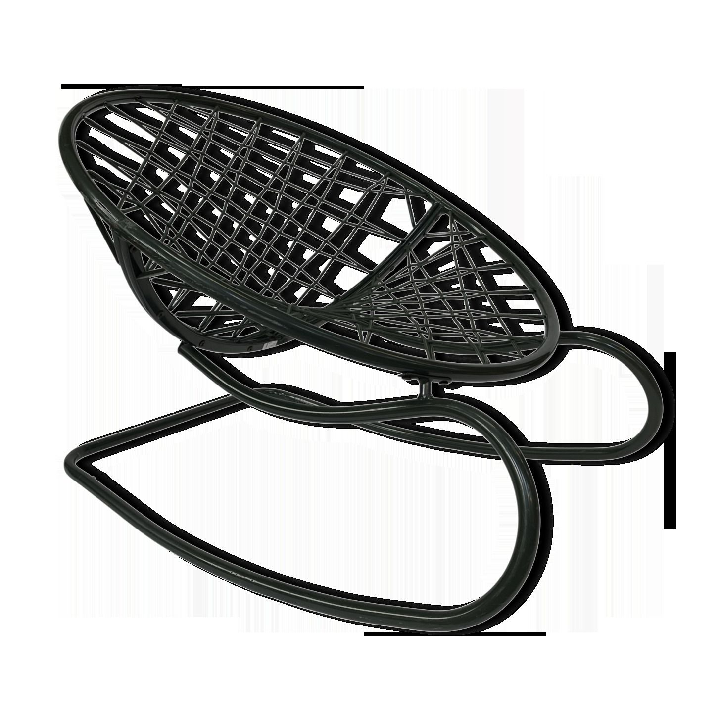 Vintage Niels Gammelgaard Ikea Axvall Rocking Chair