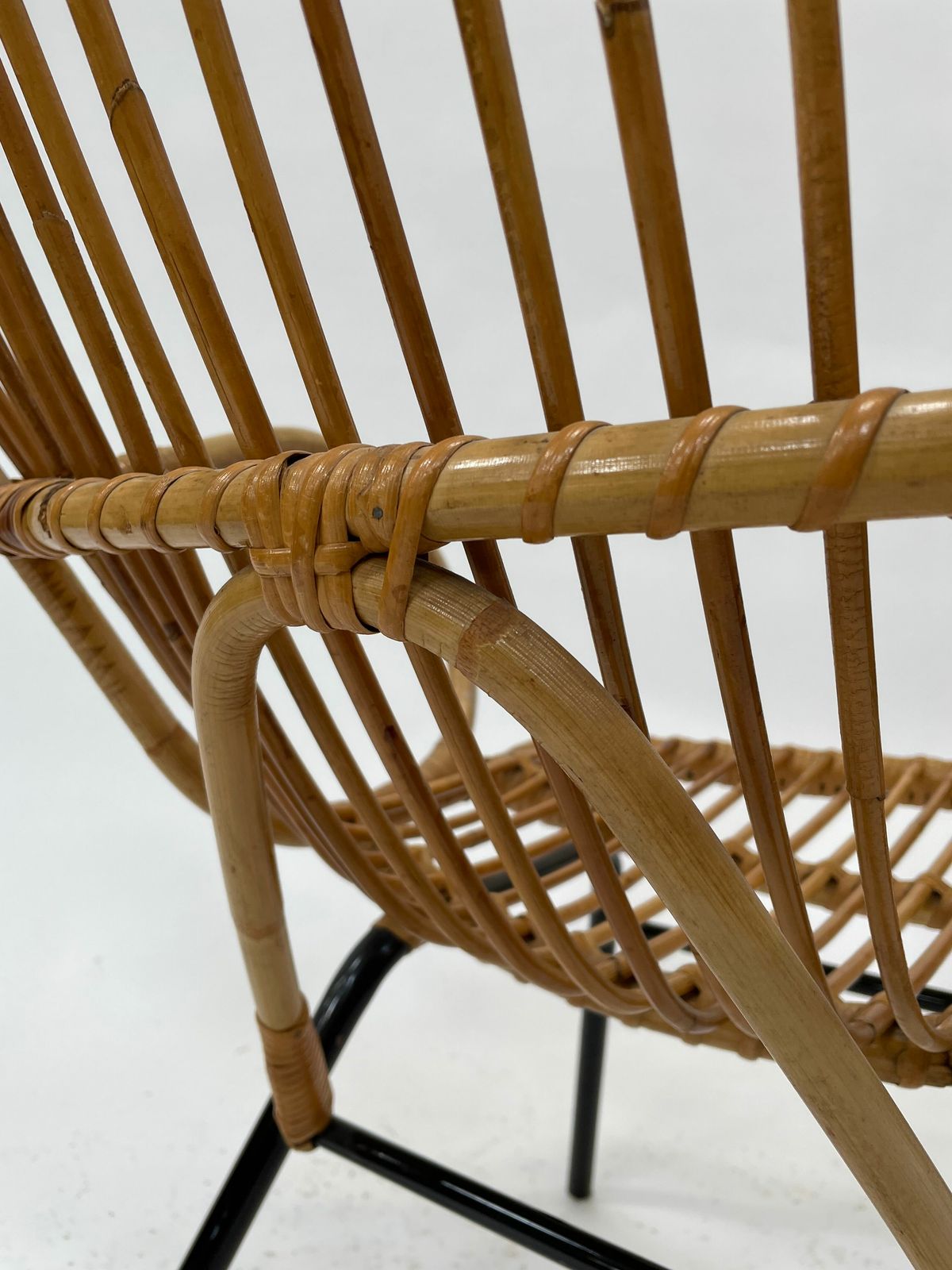Rattan Armchair By Dirk Van Sliedregt Rohe Noordwolde 1960 In The Netherlands photo furniture