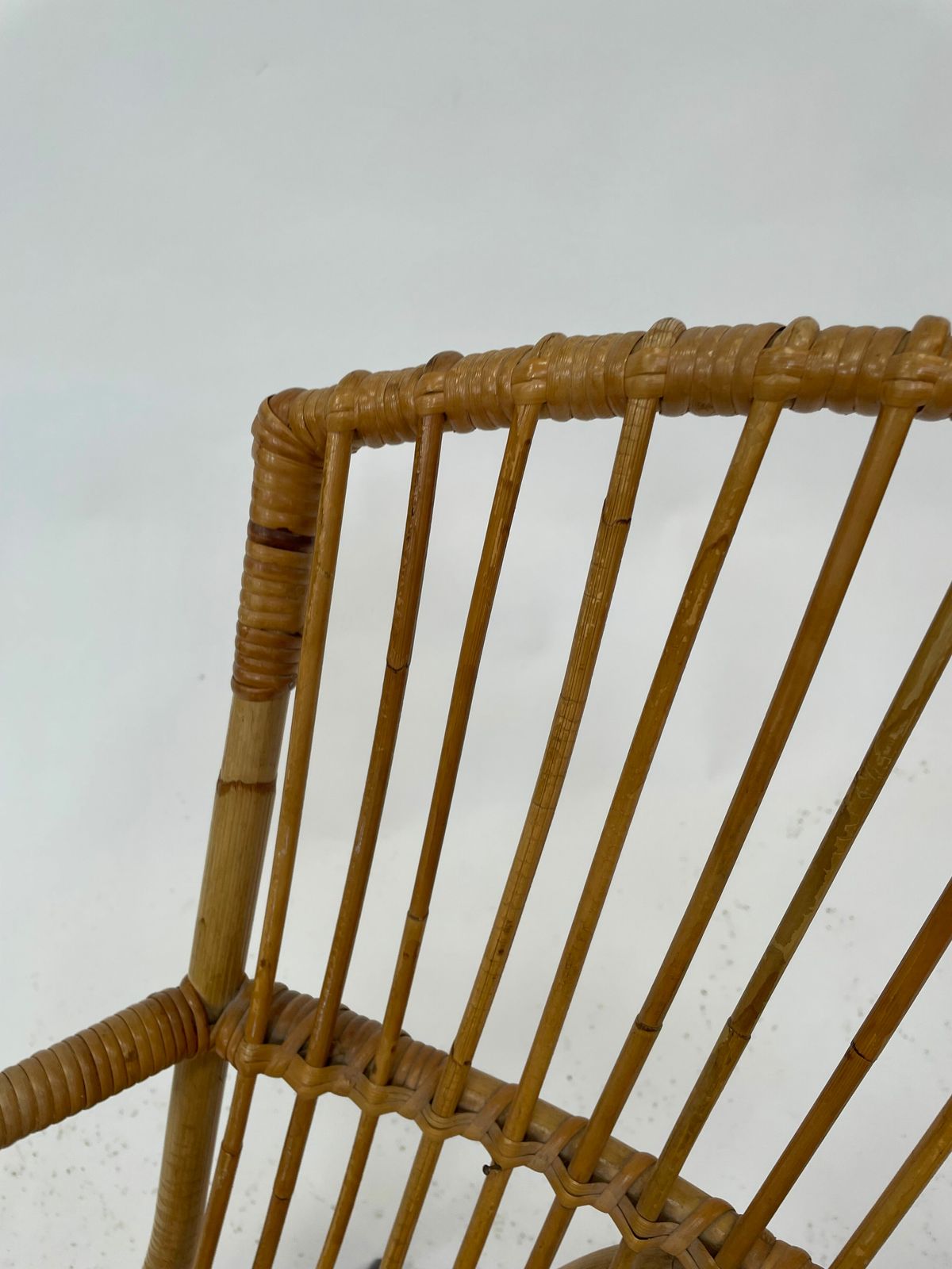 photo buy Rattan Armchair By Dirk Van Sliedregt Rohe Noordwolde 1960 In The Netherlands