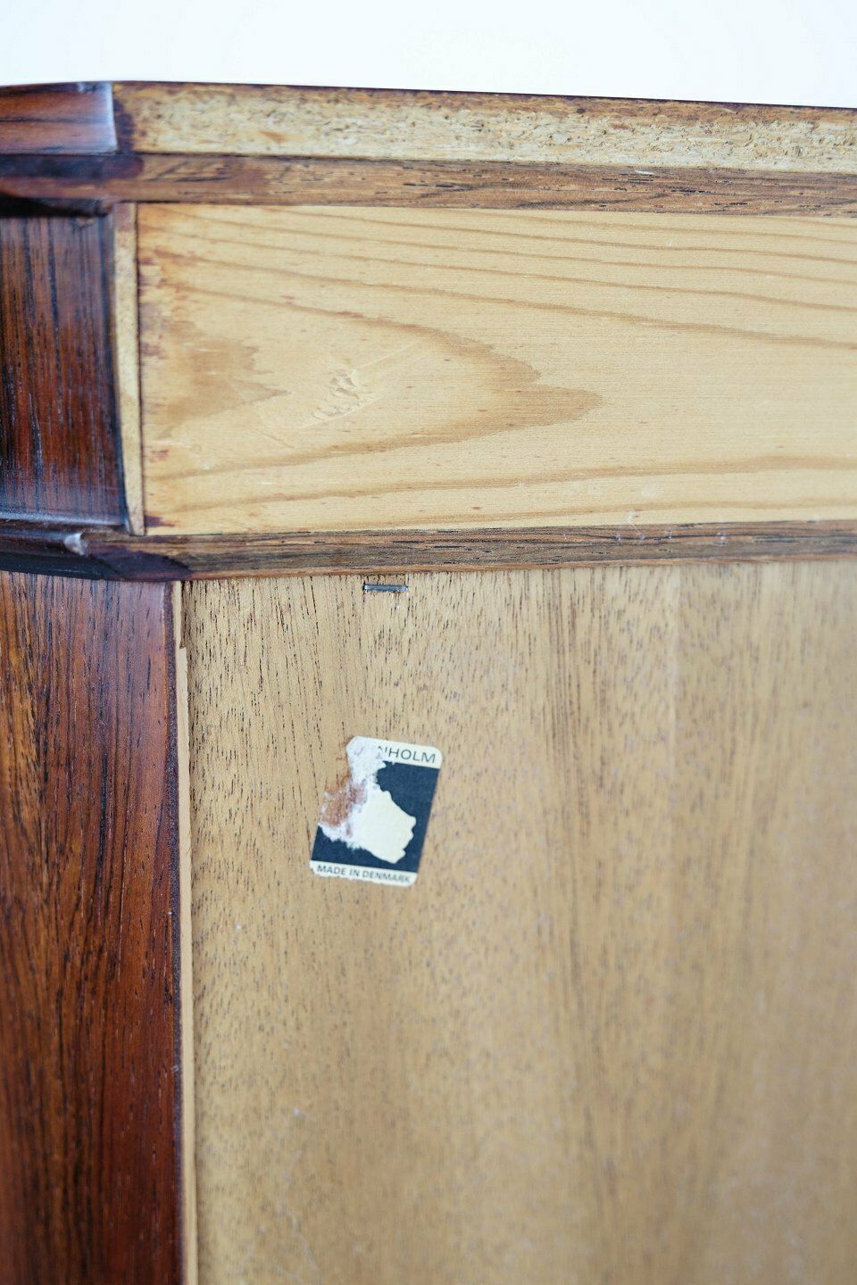 Oval Pedestal Cabinet In Rosewood Stamp No. 205 6. By Johannes Sorth For Bornholms Møbelfabrik, Nexø photo buy