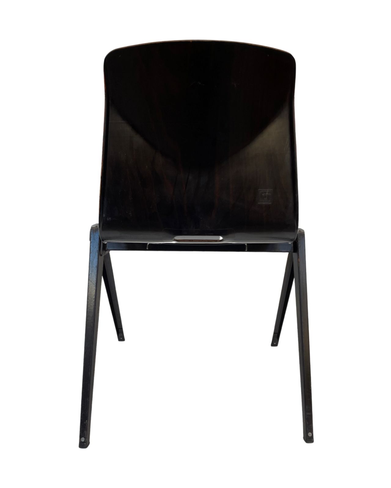 Set Of Four Pagholz Galvanitas S22 Stackable School Chair Brown photo buy