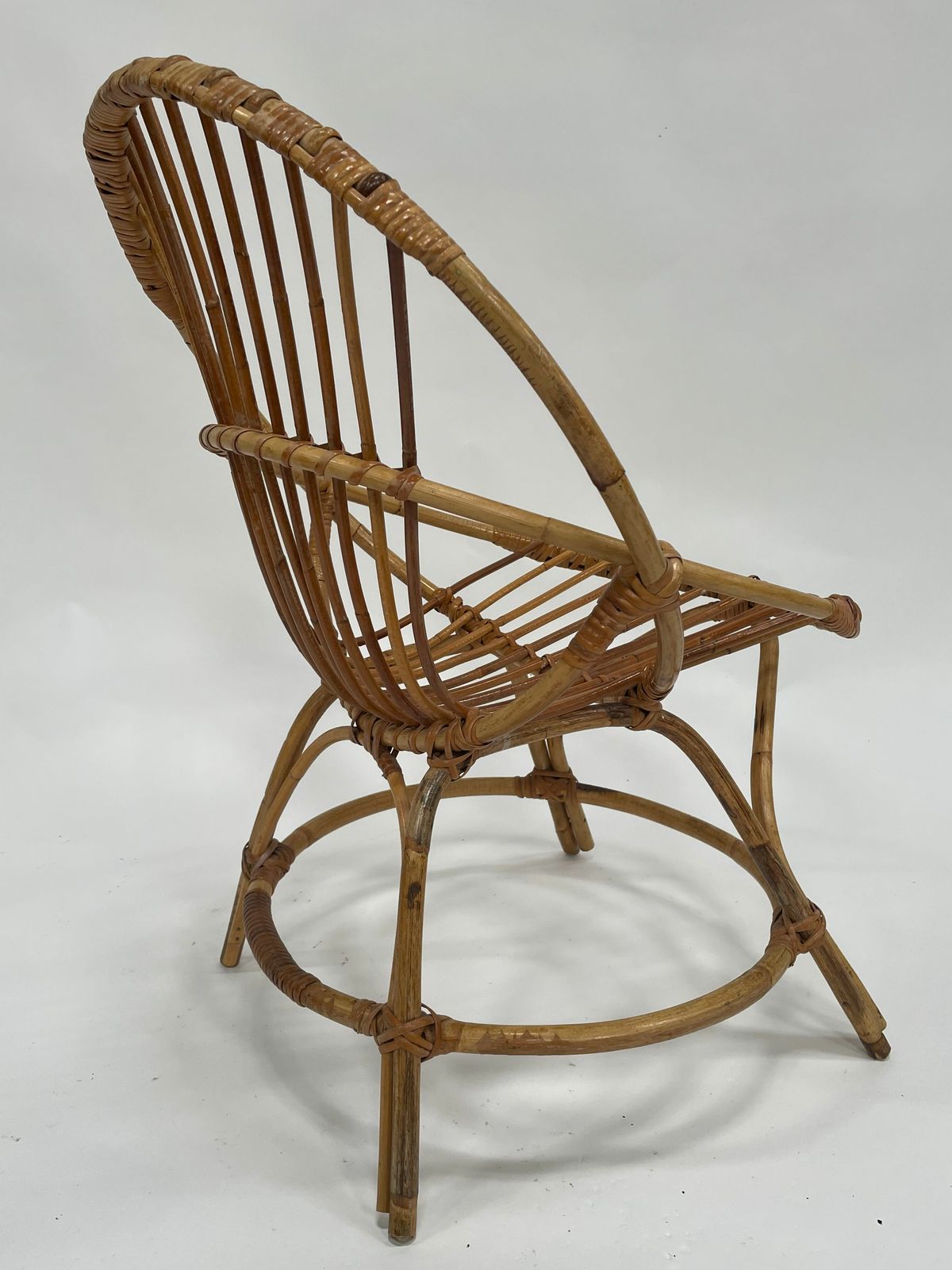 Furniture Vintage Rattan Chair By Dirk Van Sliedregt Rohe Noordwolde 1960 In The Netherlands photo