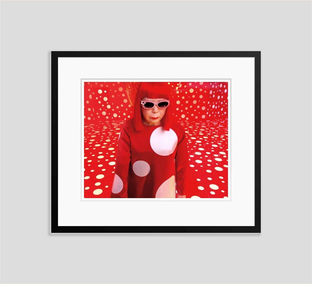 'Yayoi Kusama' Kevin Westenberg Signed Limited Edition Framed In Black