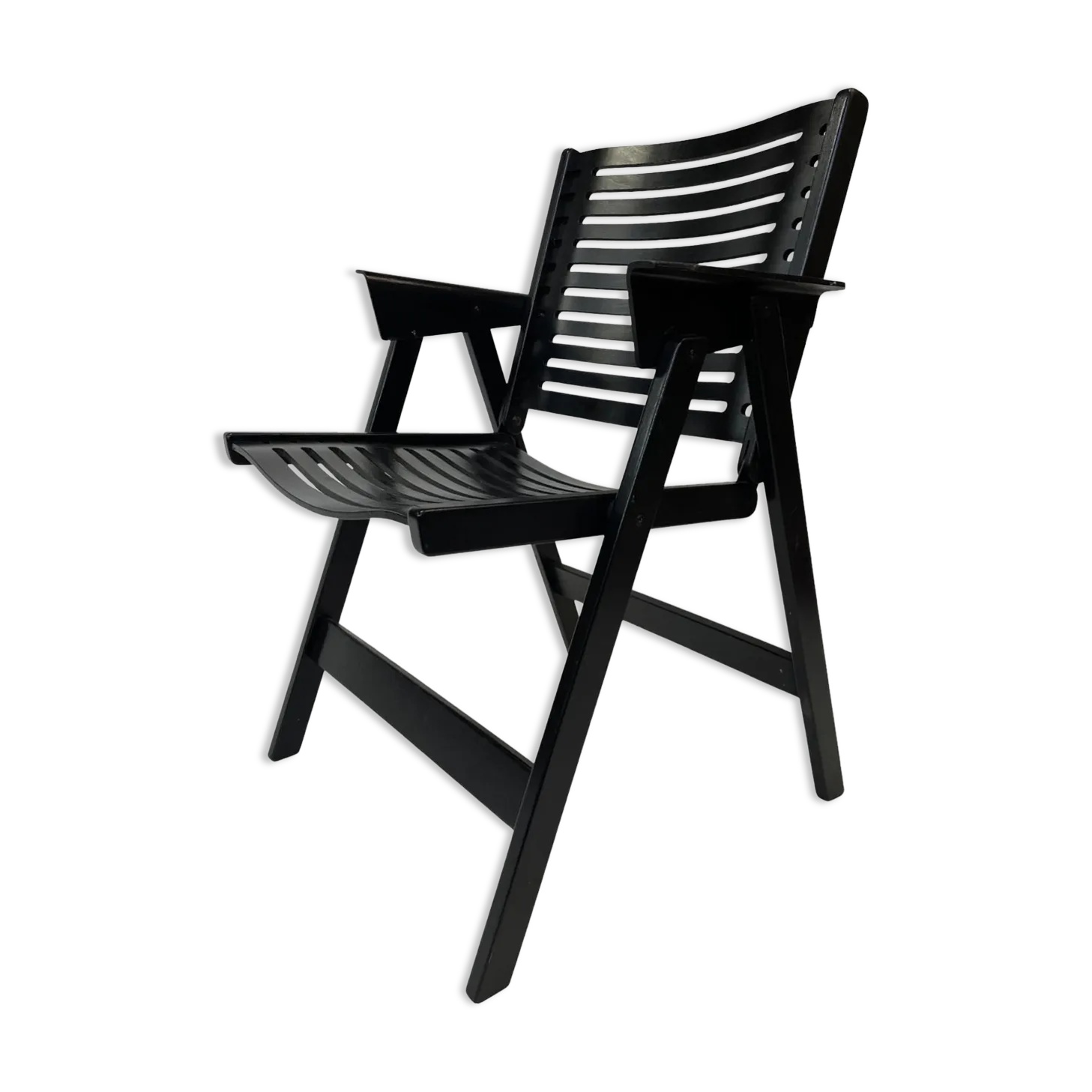 Niko Kralj Slovenian Rex Plywood Folding Chair For Stol 1950s In Black
