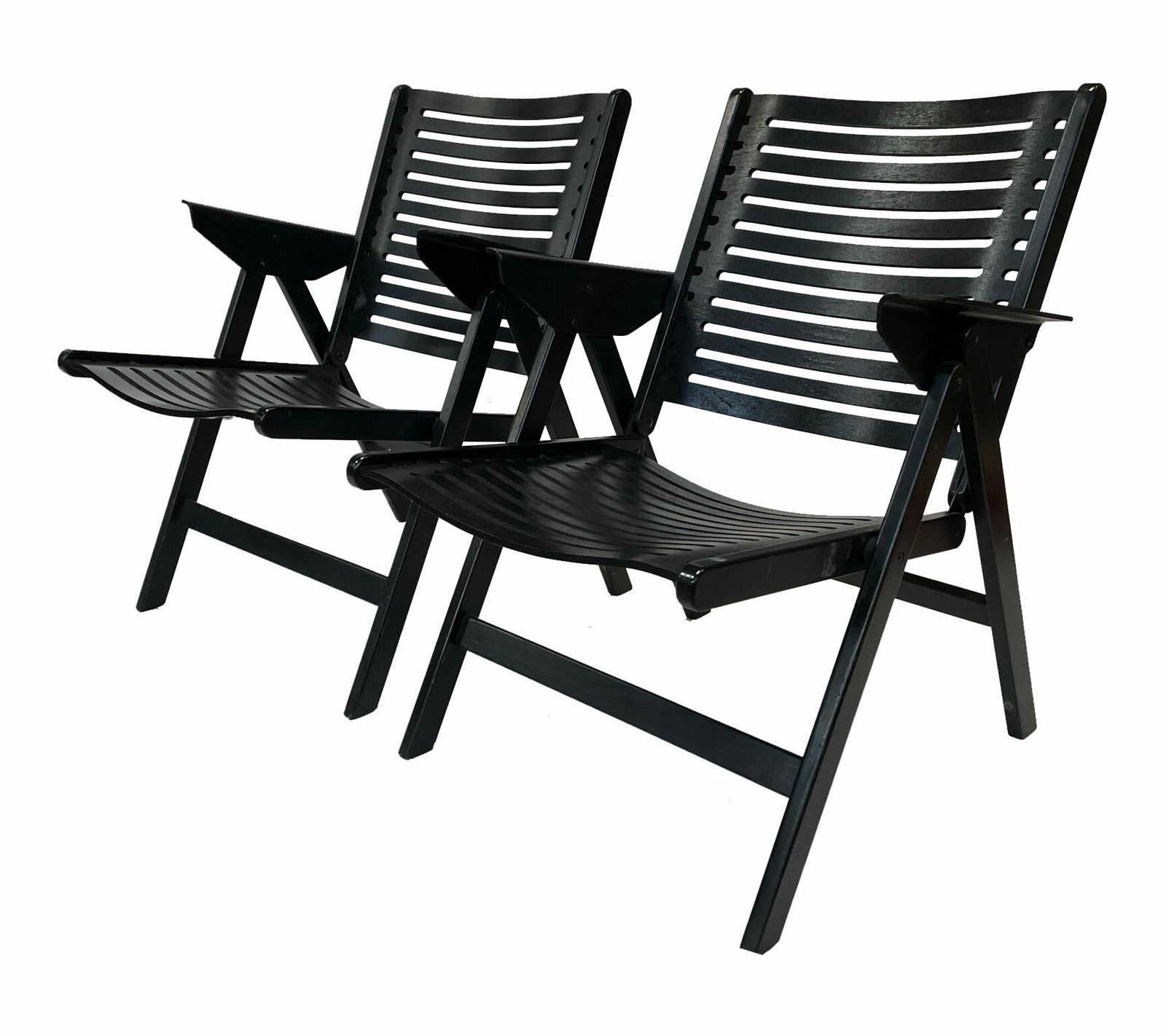 Niko Kralj Slovenian Rex Plywood Folding Chair For Stol 1950s In Black photo for sale