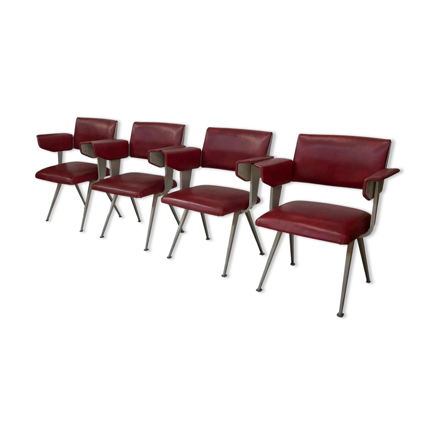 Friso Kramer Resort Chairs Set Of 4 'Resort' By Ahrend De Cirkel 1966 photo Furniture