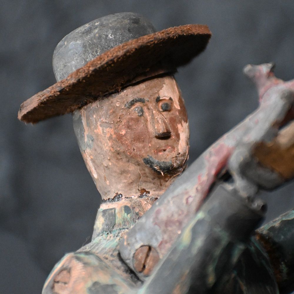 Folk Art Figure Of A Huntsman photo furniture