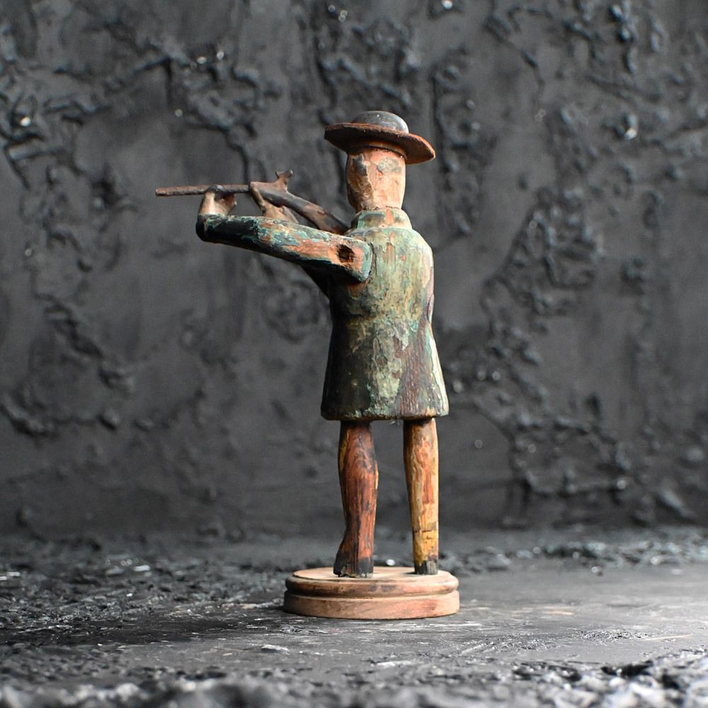 Folk Art Figure Of A Huntsman photo for sale
