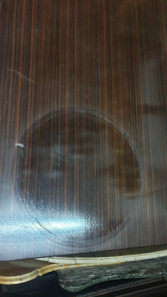 photo for sale Sideboard   Bar In Exotic Wood Marquetry, 1960s