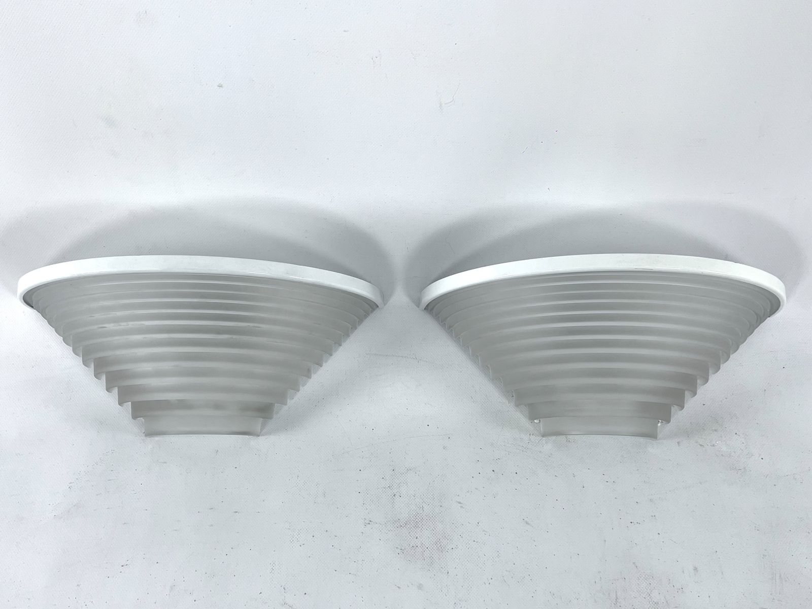 Vintage Pair Of Egisto 38 Sconces By Angelo Mangiarotti For Artemide. Italy 1980s