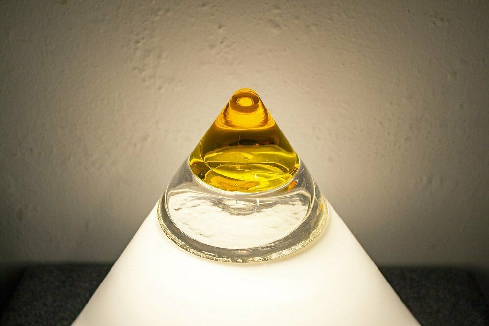 Rio Murano Glass Table Lamp By Giusto Toso For Leucos, Italy, 1977 photo for sale