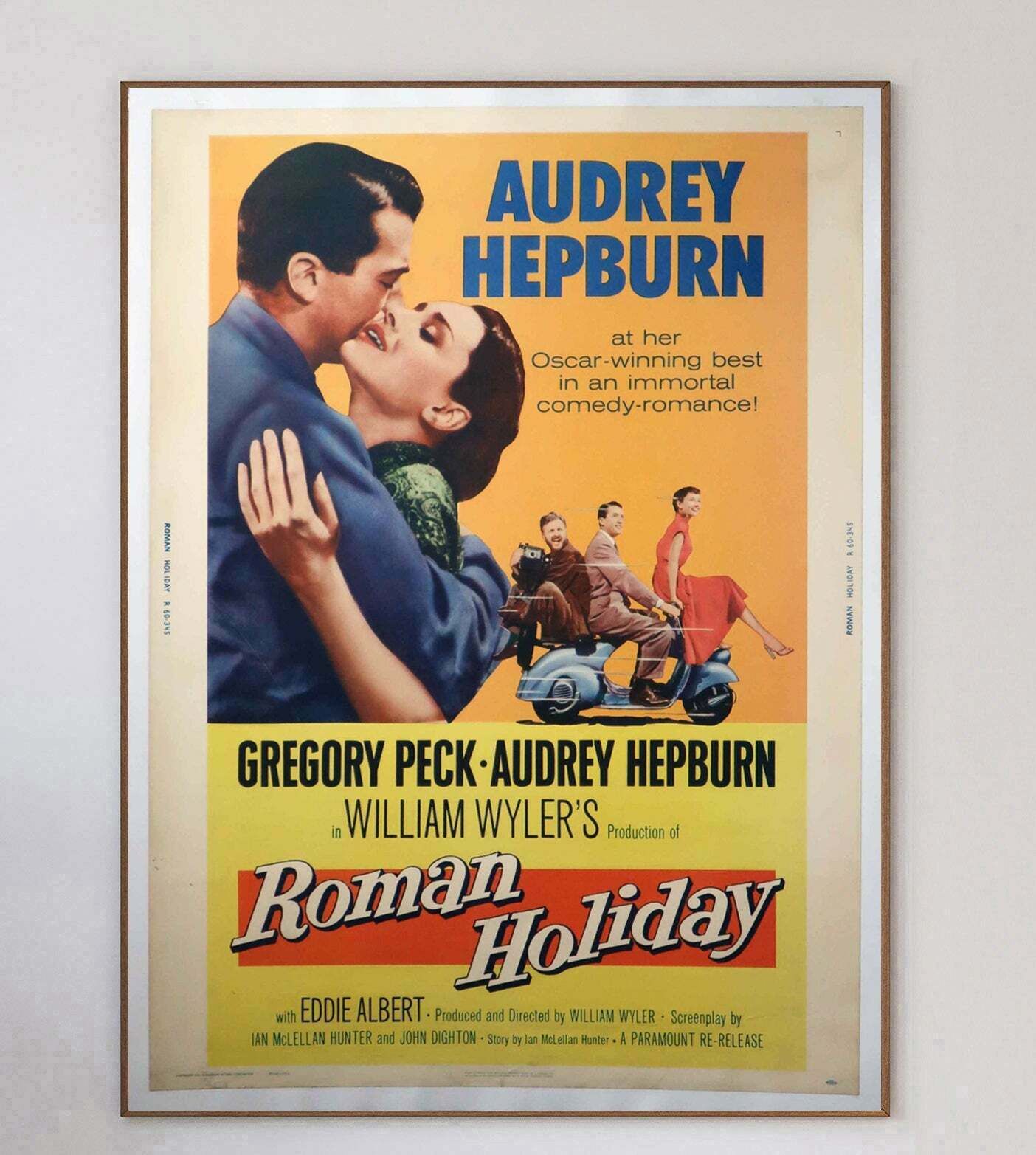 Roman Holiday Original Vintage Poster photo 1759.0