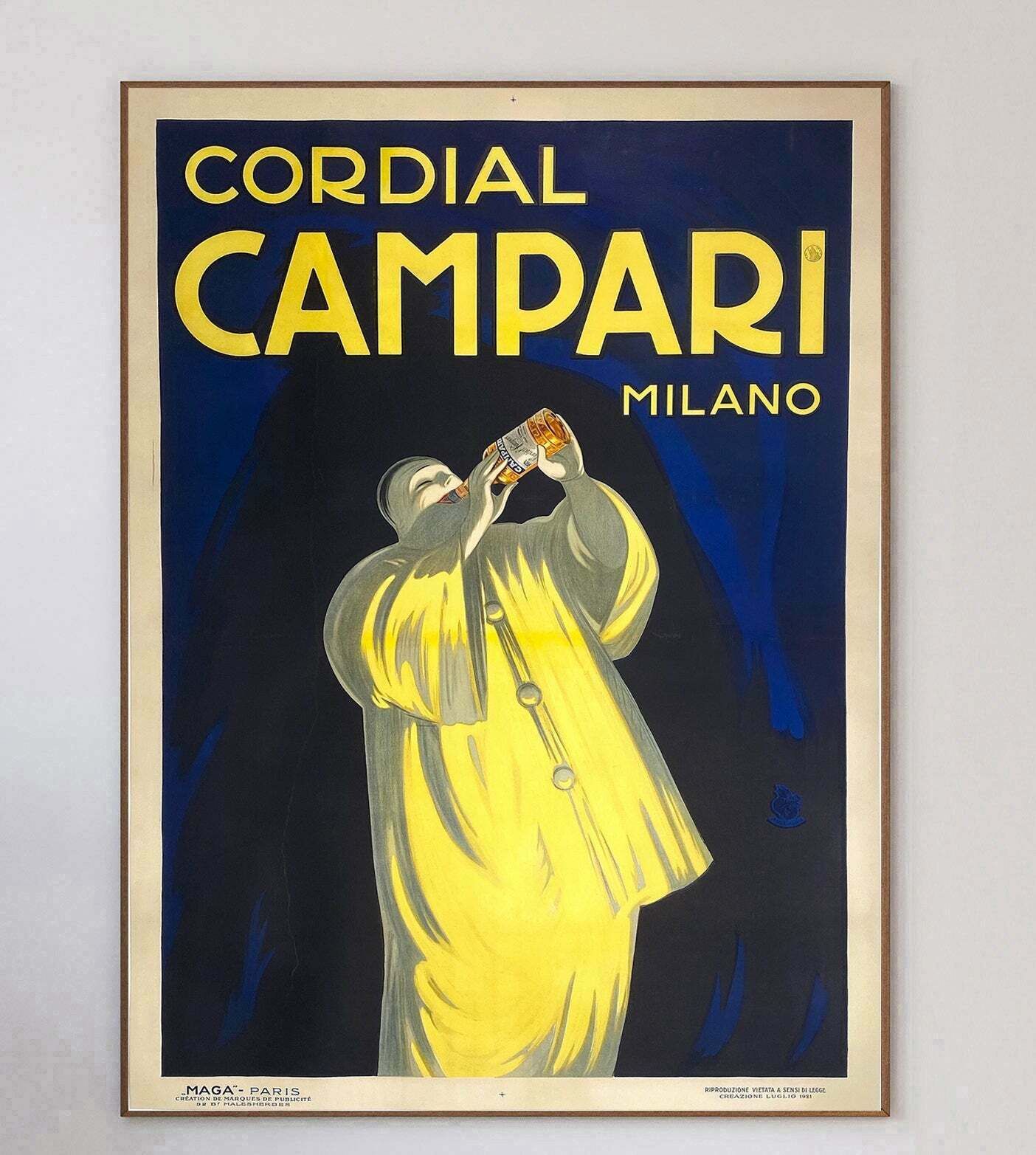Campari   Cordial Campari Milan Original Vintage Poster photo 16764.0