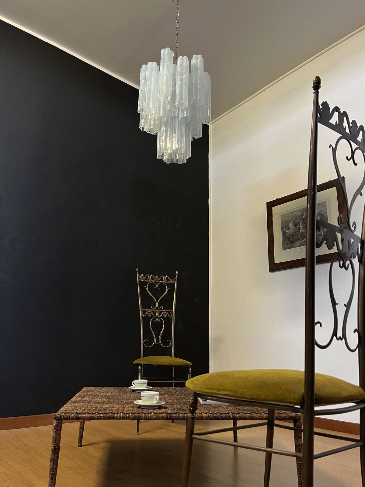 Fantastic Glass Tube Chandelier   30 Albaster White Glasses photo vinterior