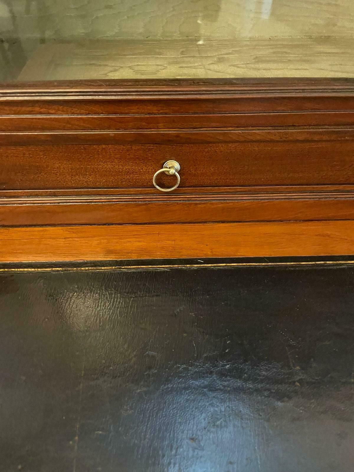 Quality Antique French Mahogany Fold Down Desk photo vinterior