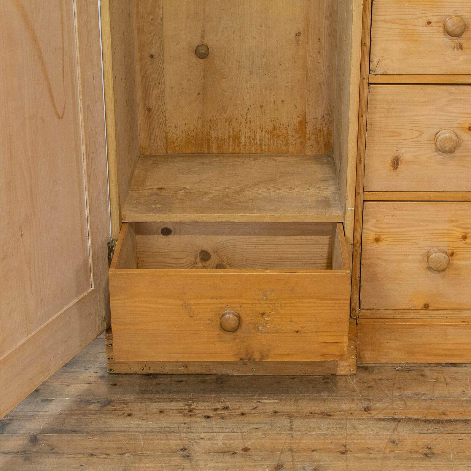 Antique Pine Compactum Wardrobe photo for sale