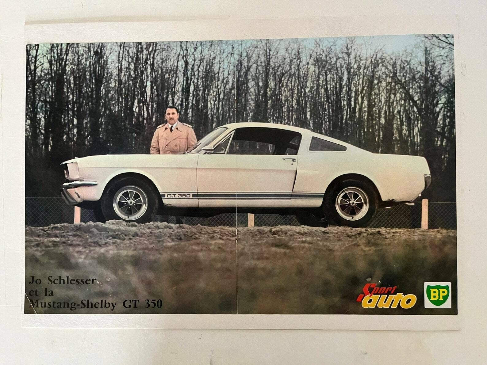 Ford Mustang Shelby Fastback Original Car Print 1967