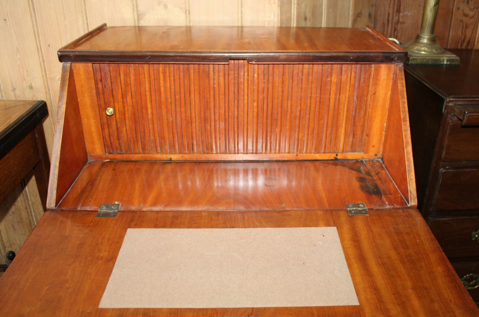 Small Edwardian Satinwood Bureau photo buy