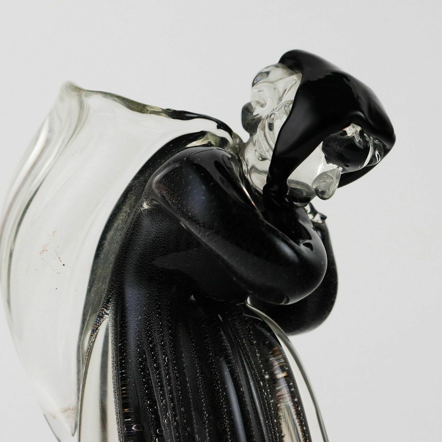 Woman With Pannier Murano Glass Italy XX Century photo 570.0
