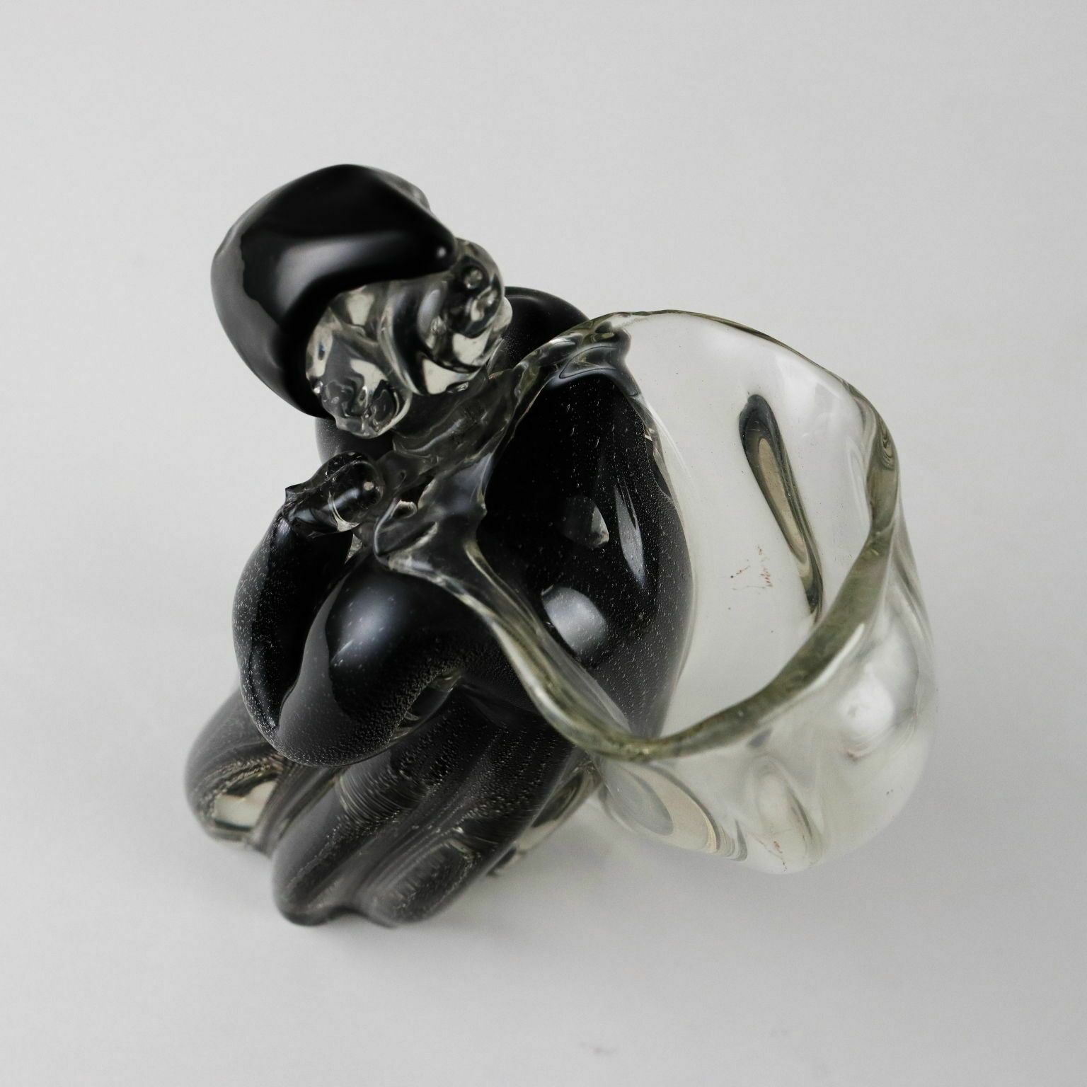 Woman With Pannier Murano Glass Italy XX Century photo buy