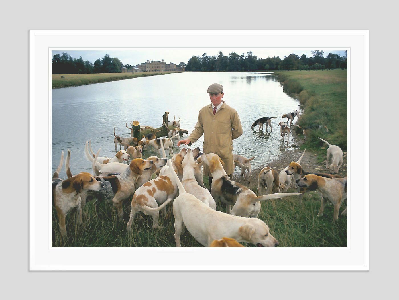 'The Master Of Hounds' Homer Sykes Framed In White
