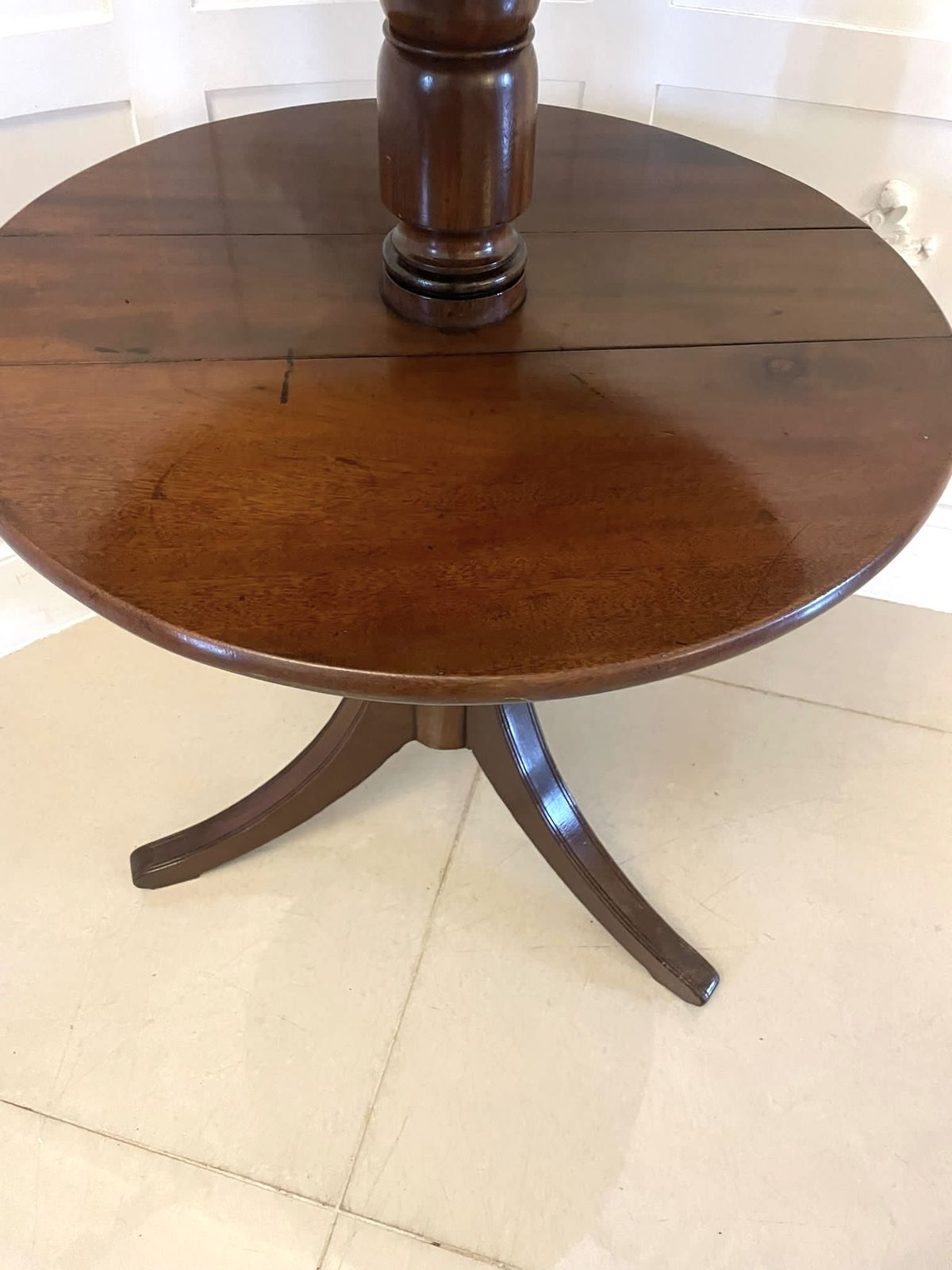 Antique 19th Century Mahogany Two Tier Dumbwaiter photo for sale