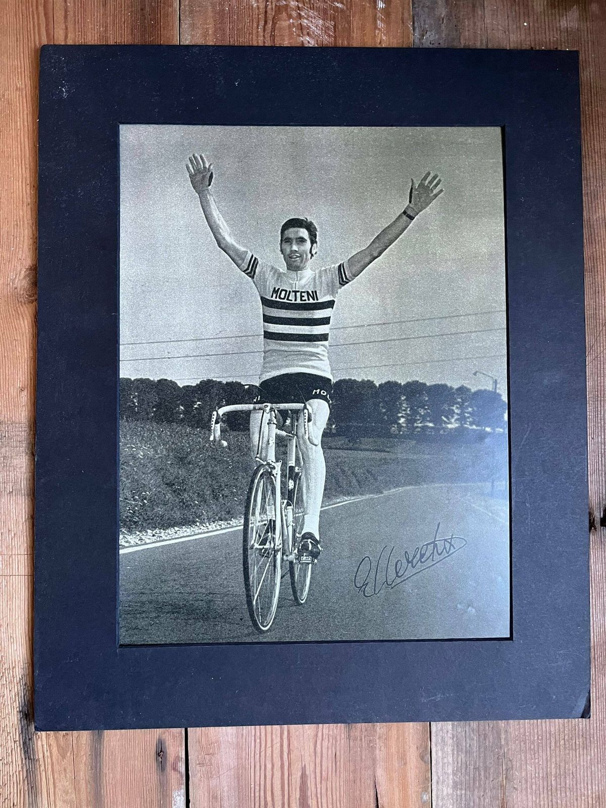 Eddy Merckx Molteni Vintage Cycling Print C1972
