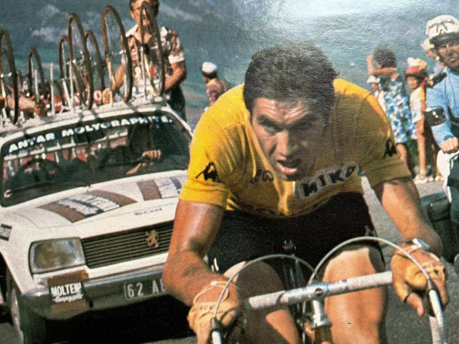 Eddy Merckx Original Vintage Cycling Print 1976 photo for sale