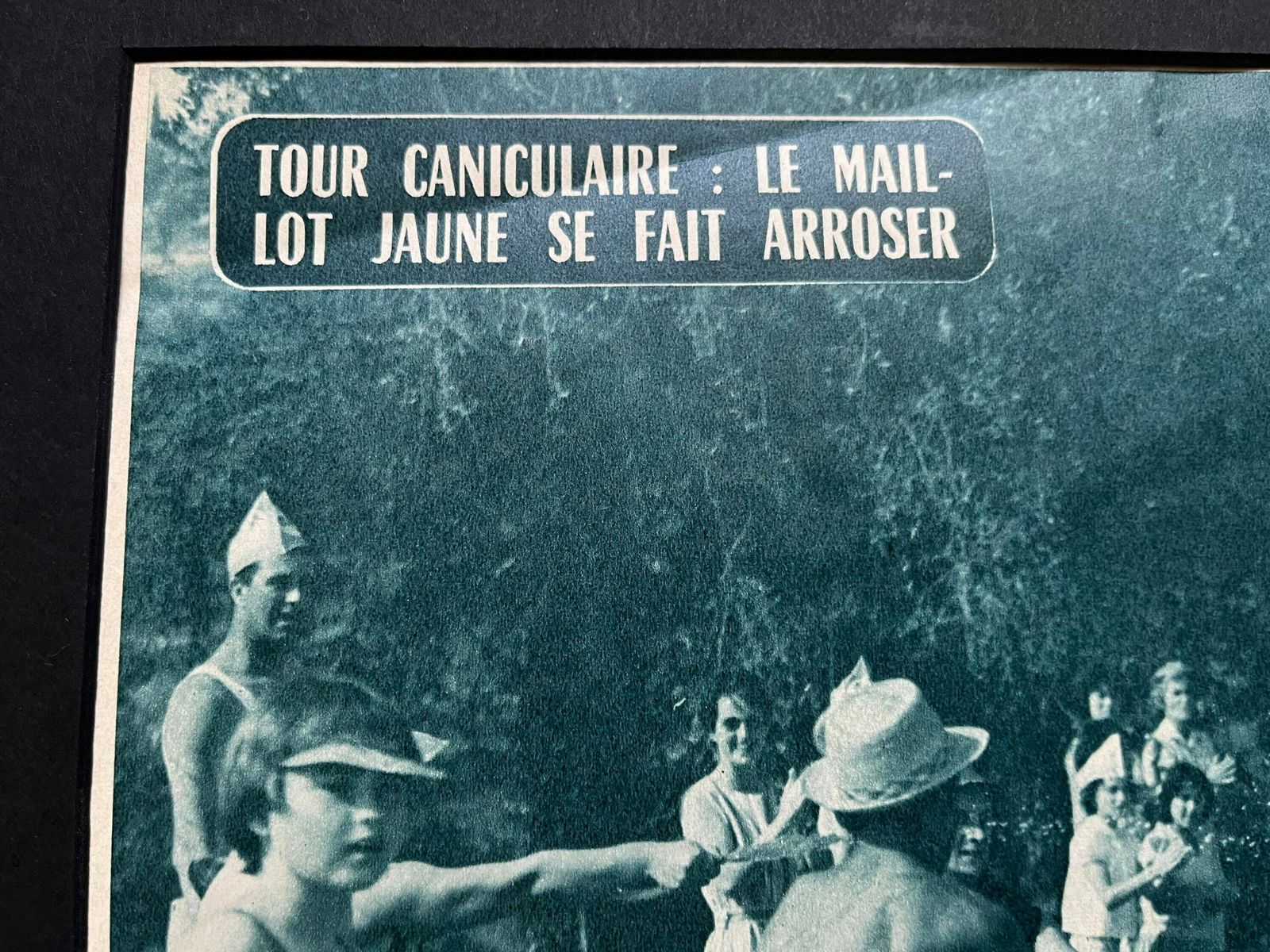 Vintage Tour De France Cycling Print   1961 photo furniture