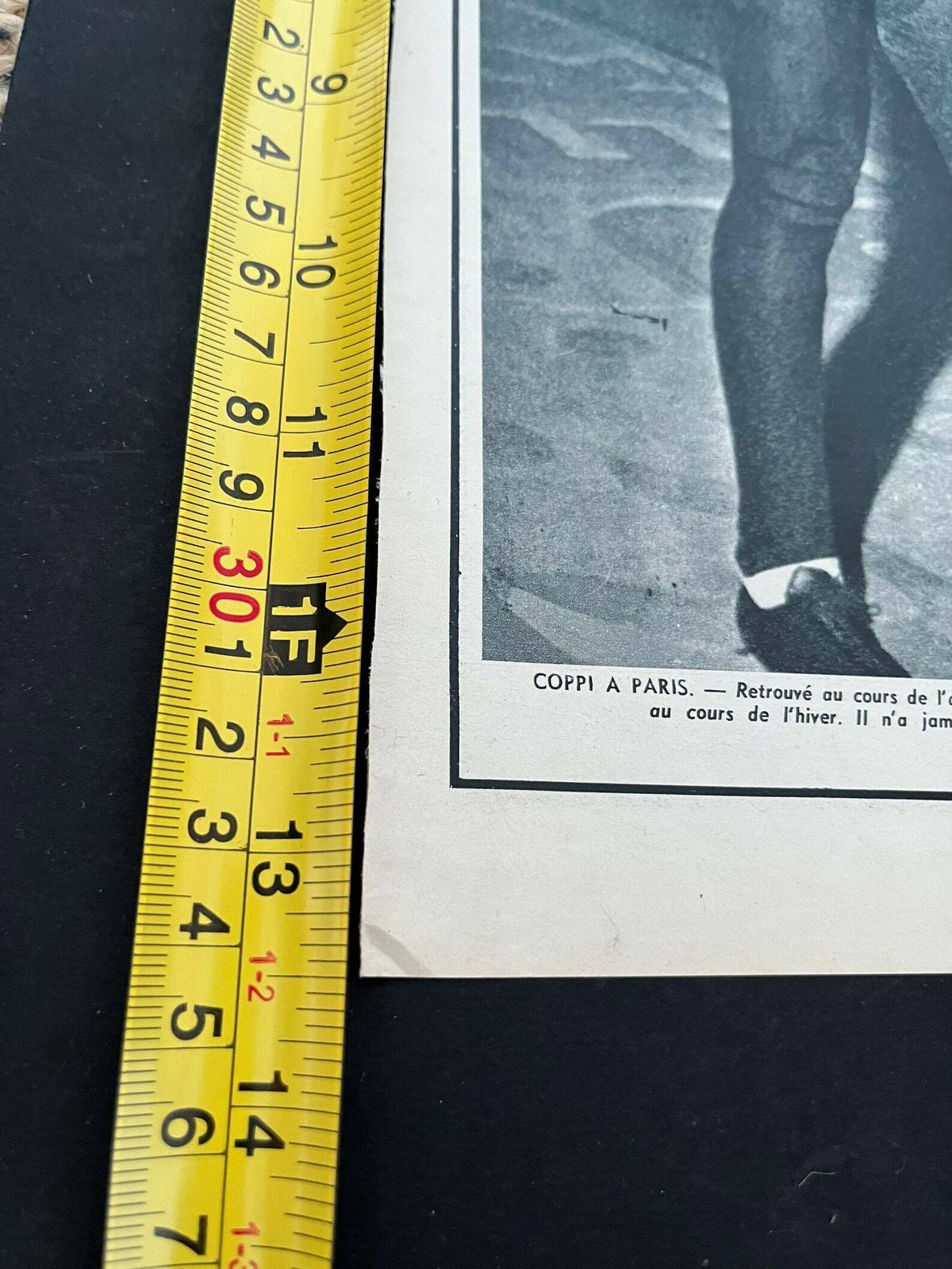 1951 Fausto Coppi / Bianchi Original Vintage Cycling Print photo for sale